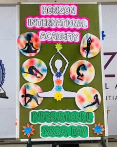 Yoga day Celebration at Horizon International Academy2025